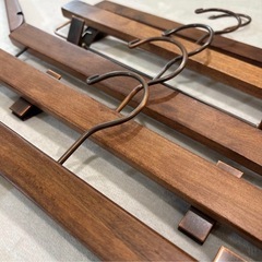 アンティークハンガー10本セットの画像