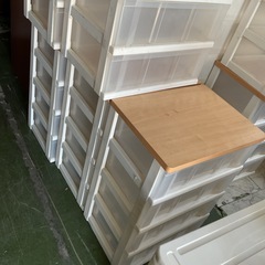 天板木製収納ケース　１個1000円 在庫７個　現状販売　中古の画像