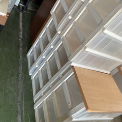 天板木製収納ケース　１個1000円 在庫７個　現状販売　中古の画像