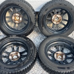 山あり 2024年製タイヤ スタッドレス ホイールセットの画像