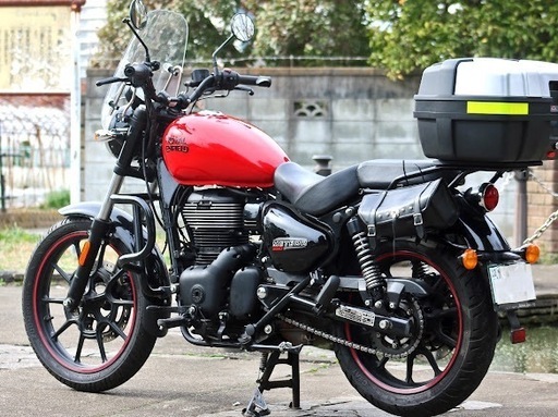 「低走行」「豪華装備」ロイヤルエンフィールド メテオ350 アメリカンバイク　クルーザーバイク