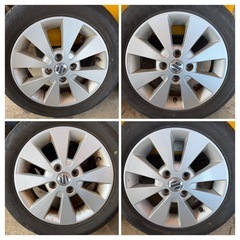 155/65R14★スズキ純製ホイール★ブリヂストン★2021年製★4本の画像