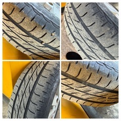 155/65R14★スズキ純製ホイール★ブリヂストン★2021年製★4本の画像