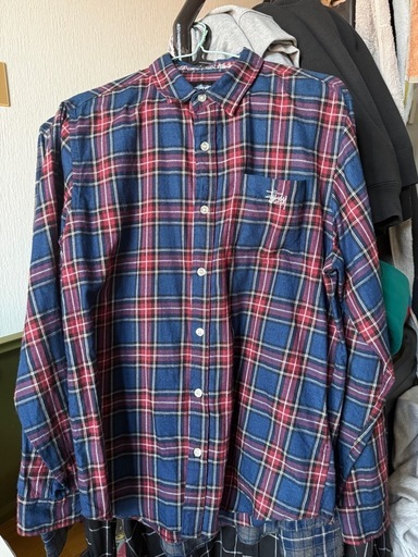 Stussyhチェックシャツ