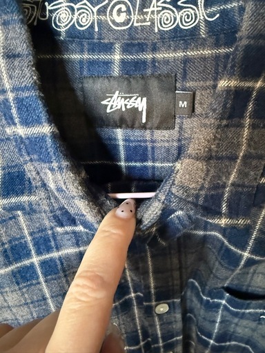 Stussyチェックネルシャツ