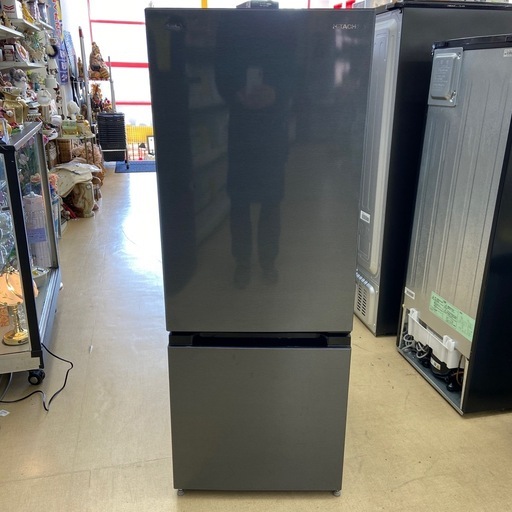 【ドリーム池田店】◎ジモティー割対象品◎日立 HITACHI 154L 2ドア冷蔵庫 RL-154KAE7 2019年製