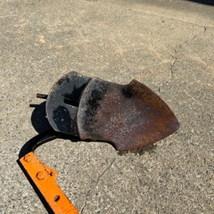 小型耕運機用スキ　アタッチメント付きの画像