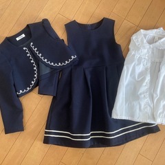 子供服／フォーマル（110〜120cm）と靴セット（19cm）　女の子の画像