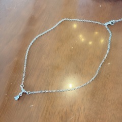 silver   揺れるt型ネックレス残り1️⃣点物の画像