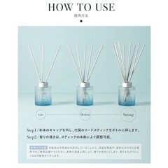 ルームフレグランス サボン リードディフューザー 約2ヶ月持続 芳香剤 レモン＆フローラル 清潔感 インテリア 新品の画像