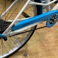 【3月限定10km圏内土曜日のみ配送無料】リユース品　ジェニィ ラブ　24インチ　オートライト　サックスの画像