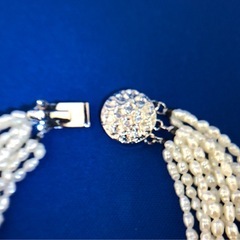 ジモティ割引有★【ジャングルジャングル岸和田店】真珠 シルバー パール ネックレス　南大阪 岸和田市 貝塚市 泉佐野市 和泉市 忠岡町 熊取町の画像