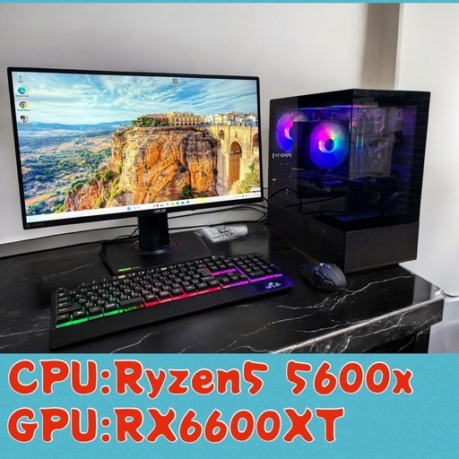 激安1台限定 ゲーミングモニター付き ゲーミングPC アフター保証2年間付き