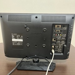 シャープ テレビ テレビ線付きの画像