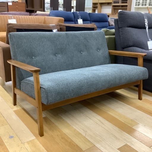【トレファク ラパーク岸和田店】2人掛け厚手ファブリックソファー　入荷しました。