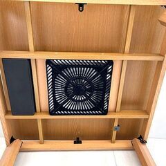 【自社配送は札幌市内限定】◆NITORI/ニトリ 速暖こたつ バリエ80 LBR◆動作確認済み/倉庫保管品の画像