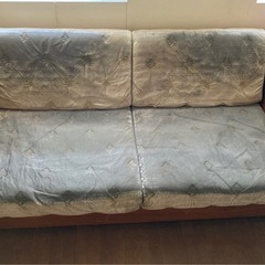 ソファベッド 家具 天然木の画像