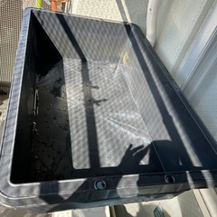 受付終了 赤長 DIYトロ舟 ブラック 60Lの画像