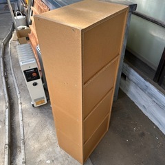 茶色 カラーボックスの画像