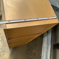 茶色 カラーボックスの画像