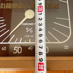 温湿度計 木製フレーム付き　アナログ　TANITAの画像