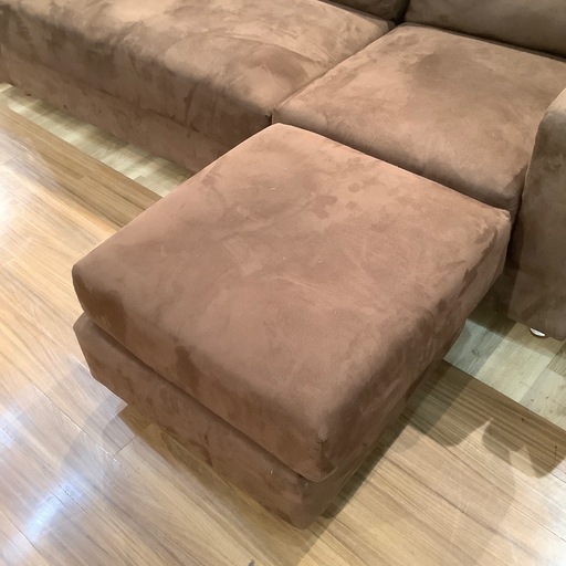 【トレファク神戸南店】3人掛けソファーオットマン付きです【取りに来られる方限定】