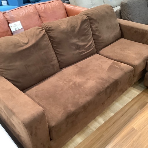 【トレファク神戸南店】3人掛けソファーオットマン付きです【取りに来られる方限定】