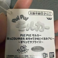 PUI PUI モルカーぬいぐるみ　2体セットの画像
