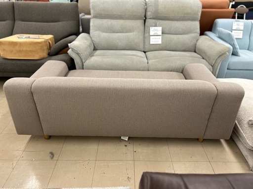 2人掛けソファー　IDEE    PLAISIR    ライトグレー