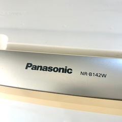 パナソニック ノンフロン冷凍冷蔵庫138L　品番NR-B142W-W 2010年製の画像