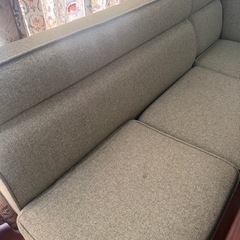 ニトリ L字ダイニングソファ＋昇降テーブルセットの画像