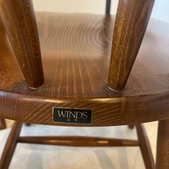 【2脚セット】　WINDS ダイニングチェア　木製チェア　北欧　ナチュラルの画像