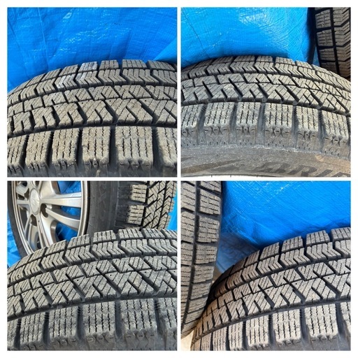 成約㊗️155/65R14★スタッドレス★ブリザック★アルミホイール4本
