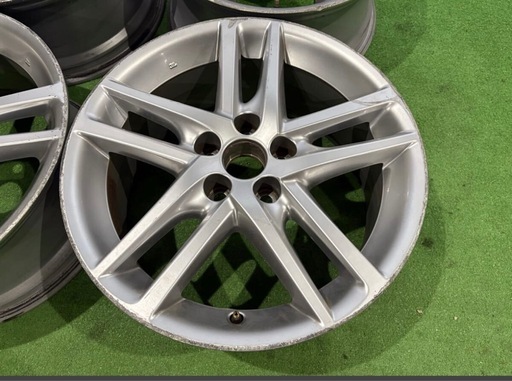 【受付終了】トヨタ クラウン 純正18インチ 8J+45 PCD114.3 4本 アルミホイール