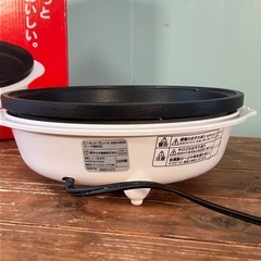 【一人焼肉に♪】efeel ミニホットプレート　動作確認OK！　アイリスオーヤマの画像