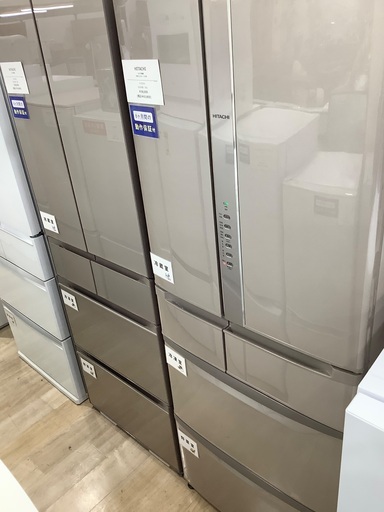 6ドア冷蔵庫HITACHI R-F51HG 505L 2019年製　入荷致しました！