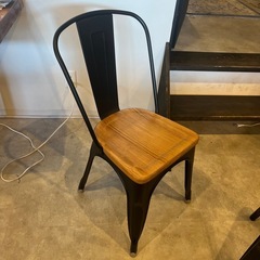 クラッシュゲート　モモナチュラル　カフェセット　ダイニングセット　コーヒーセット　ダイニングチェア　アイアンチェア　ダイニングテーブル　コーヒーテーブル　アイアンテーブル　アイアン　ウッドの画像