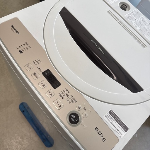 2022年シャープ洗濯機6kg (qqq) 池下の生活家電《洗濯機》の中古 