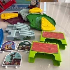 【美品】プラレール GOGO トーマス わたってバッターン ! ダイナミックブリッジの画像