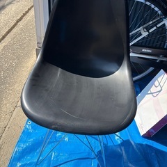 【4脚セット】イームズ風 シェルチェア（黒）の画像