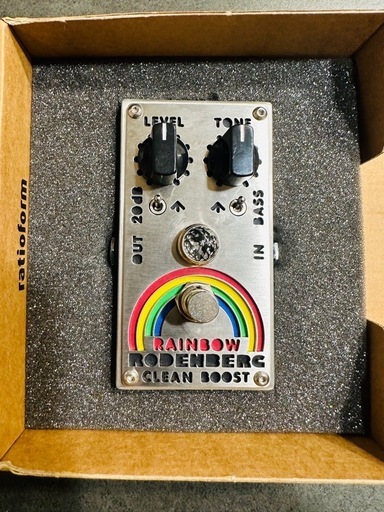 RODENBERG GAS-707 NG Clean Boost rainbow 限定ver.  MADE IN GERMANY 