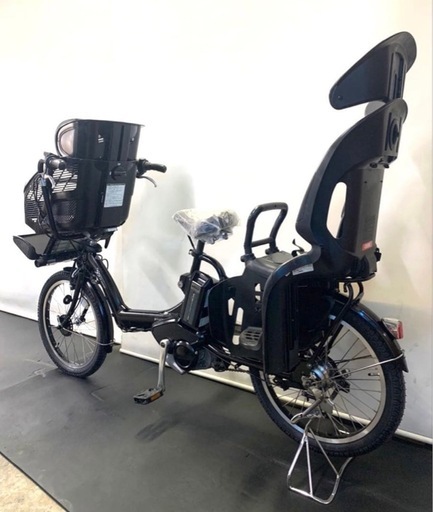 1年保証　送料無料　ブリヂストン　20インチ　子供乗せ　3人乗り 黒色　電動アシスト自転車 g312