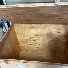 国際貨物木製コンテナ箱　2点の画像