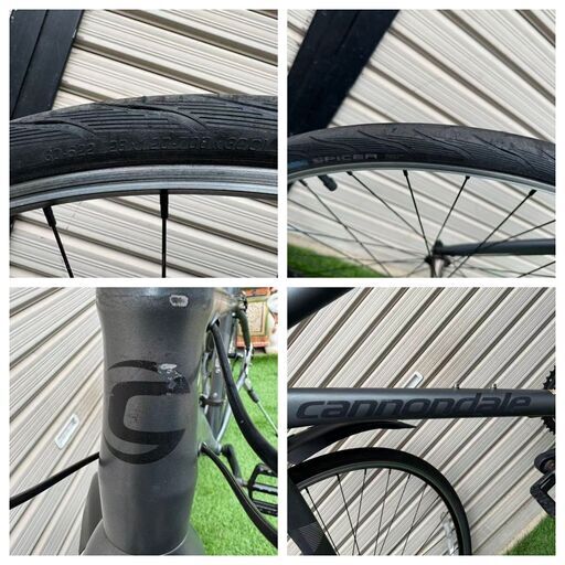 【整備済】【Cannondale キャノンデール】3×9変速 Ｍサイズ 28インチ クロスバイク ロードバイク シティサイクル 自転車 通学 通勤