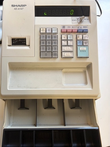 レジスタ　「SHARP XE-147」