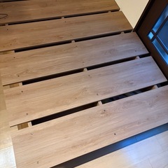 【 美品】LOWYA ベッドフレーム セミダブルの画像