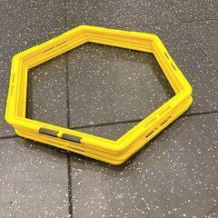 スピードヘキサゴン アジリティ 高さ ステップ フットワーク  敏捷性 ラダートレーニングの画像