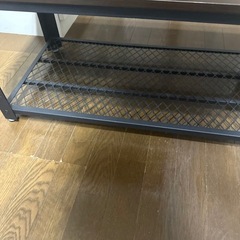 VASAGLE ローテーブル 木製　ブラウンの画像