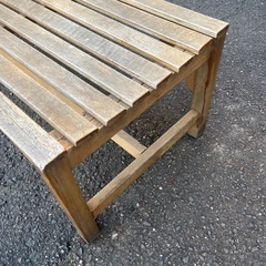 ベンチ　木製ベンチ　長椅子　2/2の画像