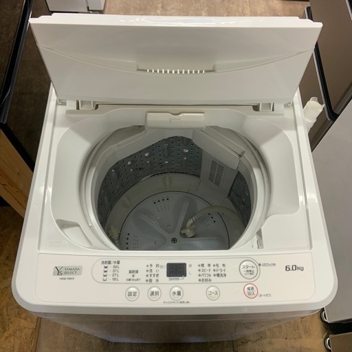 2023年製　ヤマダ　6k 洗濯機　YWM -T60H1 